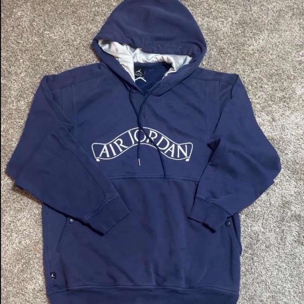 Rare Vintage 2009 Jordan SpaceJam Hoodie Navy/White